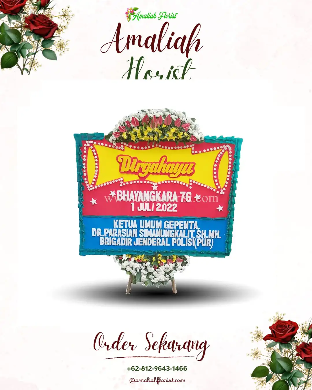 Papan Bunga HUT Ulang Tahun Matesih